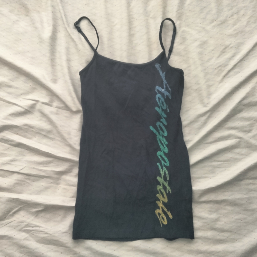 Women's Black Spaghetti Strap Top